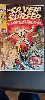 Buy Silver Surfer #18 (1970) “…The Unbeatable Inhumans” Marvel Comics • 12.06£