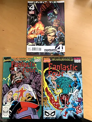 Buy FANTASTIC FOUR : 3 Marvel Annuals : 22 (1989) , 23 (1990) & 32 (2010) • 10.99£
