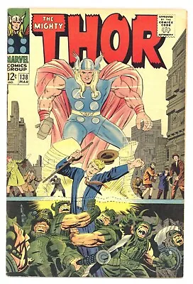 Buy Thor 138 Jack Kirby! Stan Lee! 1st Orikal + Wazir + Ogur 1967 Marvel Comics N506 • 35.98£