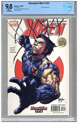 Buy Uncanny X-Men  #423  CBCS   9.8   NMMT   White Pgs  7/03  “Death” Of Bedlam & Sk • 72.05£