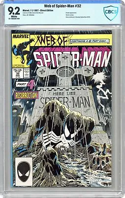 Buy Web Of Spider-Man #32D CBCS 9.2 1987 22-1BACAAE-020 • 78.87£
