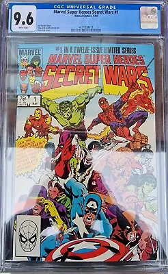 Buy Marvel Super Heroes Secret Wars #1 1984 CGC 9.6 MCU Confirmed • 130£