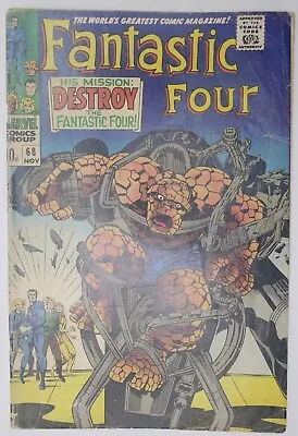 Buy Fantastic Four #68 Marvel Comics (1967) • 16.99£