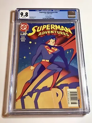 Buy 2001 Dc Superman Adventures #58 Animated Alex Ross Cover Rare Newsstand Cgc 9.8 • 329.93£