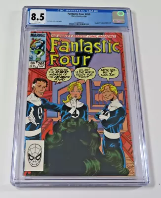 Buy Fantastic Four #265 CGC 8.5 She-Hulk Joins  Fantastic Four  Marvel Comics 1984 • 38.74£