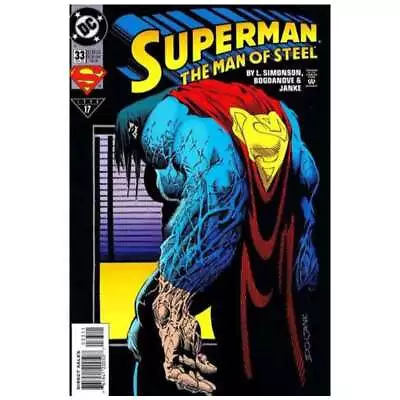 Buy Superman: The Man Of Steel #33 In Near Mint Minus Condition. DC Comics [u/ • 1.81£