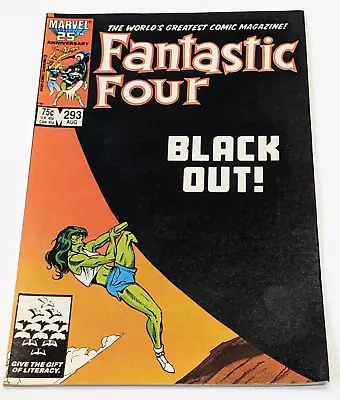 Buy Fantastic Four #293, 1986, Marvel Comic • 4£