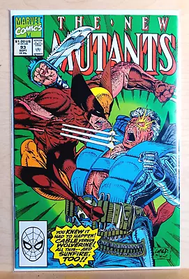 Buy The New Mutants #93 (1990) Marvel : Superb Liefeld & McFarlane Cover : VFN • 8.95£