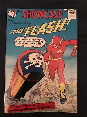 Buy SHOWCASE #13 (1958) 4th Silver Age Flash, Coverless With HQ Facsimile Cover • 237.97£