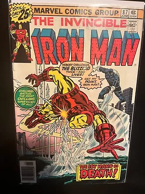 Buy Iron Man #87 Bronze Age 1st Blizzard Key  VF- Beauty Wow • 11.85£