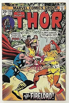 Buy Thor #246 - Marvel Comics 1976 - VG+ - Thor Vs. Firelord - Key • 3.91£