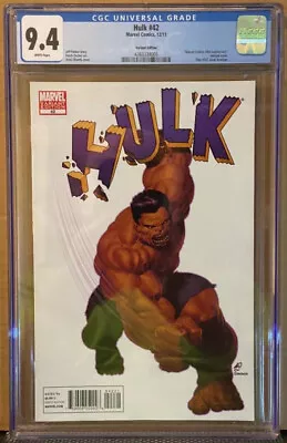 Buy Hulk #42 50th Anniversary 1:50 Olivetti (thor #337 Homage) Cgc 9.4 White Pages • 79.44£