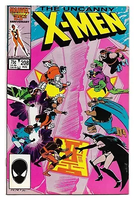 Buy Uncanny X-Men #208 (Vol 1) : VF/NM :  Retribution  : Nimrod, Hellfire Club • 4.95£