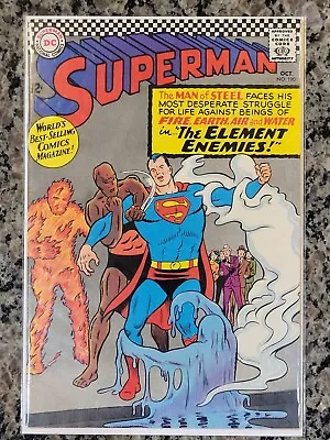 Buy SUPERMAN #190, FN (6.0), 1967, DC,  The Four Element Enemies! , See 8 Pics! • 13.66£