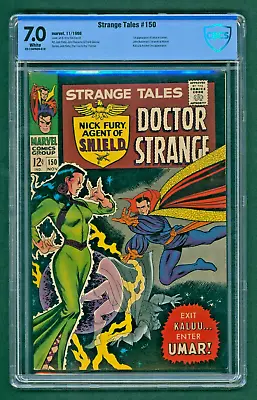 Buy Strange Tales #150 - 1st John Buscema Work, CBCS 7.0 White (Marvel, 1966) • 121.75£