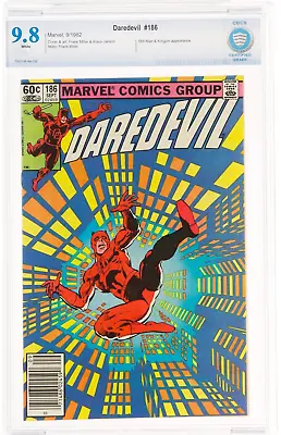 Buy Daredevil #186 NEWSSTAND Frank Miller 9.8 CBCS Stilt-Man Appearance WHITE P CGC • 141.41£