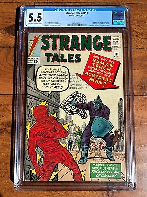 Buy Strange Tales 111 - Cgc - F- 5.5 - 2nd Appearance Of Doctor Strange (1963) • 399.76£