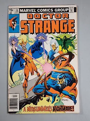 Buy Doctor Strange #34 Vol 2 Newsstand Mid  Grade Marvel 1979 $5 Min Order • 2.42£