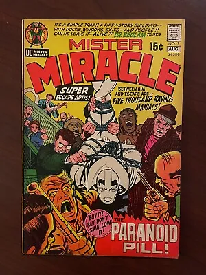 Buy Mister Miracle #3 (DC Comics 1971) Jack Kirby 1st Full Doctor Bedlam 7.0 F/VF • 21.74£