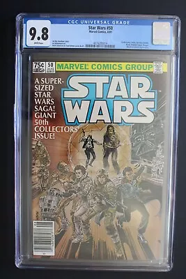 Buy Star Wars #50 1st Full IG-88 & 1st YODA Cover 1981 Darth Vader NEWSSTAND CGC 9.8 • 160.05£