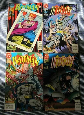 Buy Batman # 472 + 473, DC Comics, Detective Comics # 639 + 640, The Idiot Root SET • 9.50£