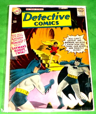 Buy Detective _comics_ 239# Silver_age_ 1957 Batmans_twin_robot_ • 95£