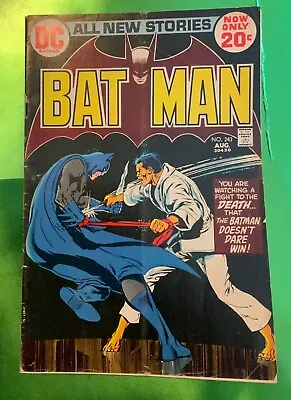 Buy Batman #243 1972 Neal Adams Cover 1st Lazarus Pit Vs Ra's Al Ghul • 13.44£