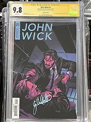 Buy John Wick #1 SS CGC 9.8 2nd Print 2017 Keanu Reeves 1st Appearance In Comics • 316.98£