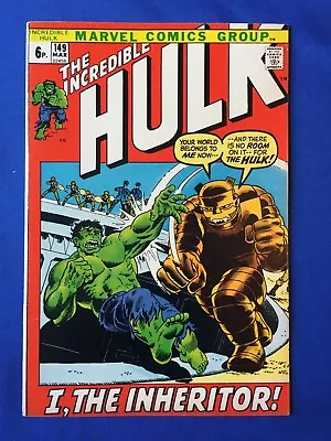 Buy Incredible Hulk #149 VFN (8.0) MARVEL ( Vol 1 1972) (3) (C) • 23£