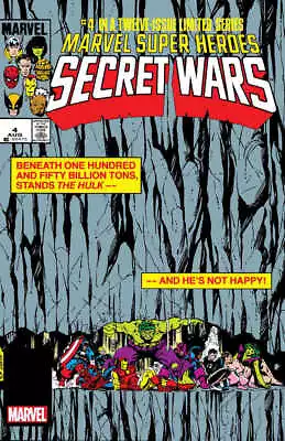 Buy Marvel Super Heroes Secret Wars #4 Facsimile Edition Foil Variant • 7.90£