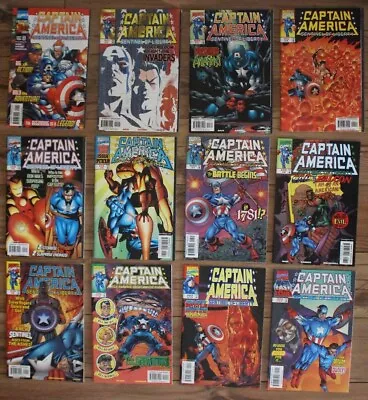 Buy CAPTAIN AMERICA Sentinel Of Liberty 1998-99 Invaders 8= 1st Falcon As CAP #1-12 • 27.59£