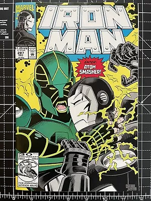 Buy 🔥🔑 IRON MAN Issue #287 1992 Marvel Comics 1st Appearance ATOM SMASHER KEY 🔑🔥 • 5.75£
