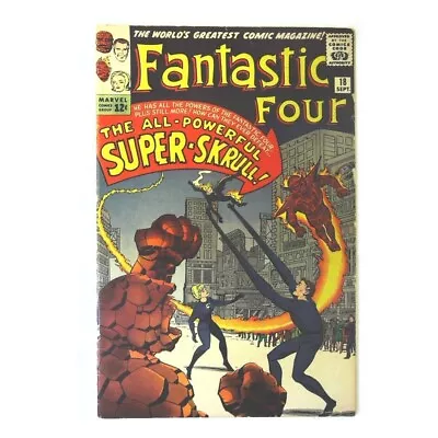 Buy Fantastic Four (1961 Series) #18 In Very Good + Condition. Marvel Comics [y  • 345.25£