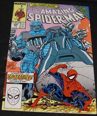 Buy Amazing Spider-Man 329,1st Tri-Sentinel,VF/NM • 8.85£