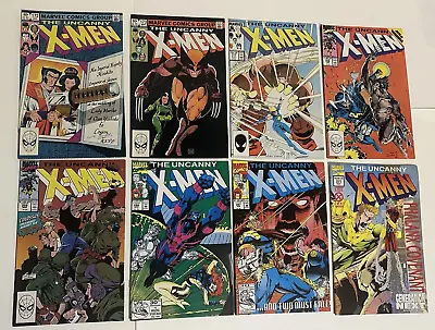 Buy Lot Of 8 UNCANNY X-MEN #172,173,217,258,259,286,287,317 Marvel Comics 1983-94 VG • 11.88£