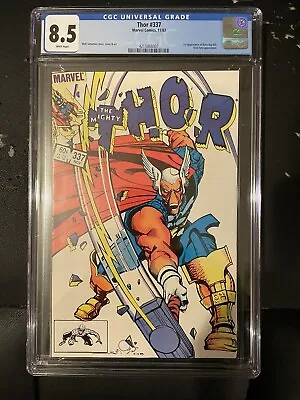 Buy Thor #337 CGC 8.5 White Pages 1st Appearance Of Beta Ray Bill 1983 • 145£