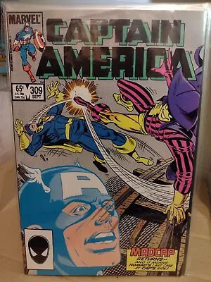 Buy Captain America #308 (1985, Marvel Comics) New Warehouse Inventory, VF Condition • 8.78£