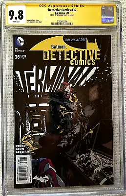 Buy 🔥~dc~detective Comics #36 (2015)~🔥~benjamin Persy Signed~🔥~cgc 9.8~🔥 • 64.83£