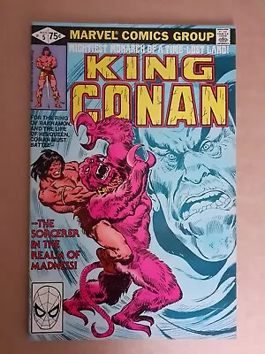 Buy King Conan No 5  Conan The Barbarian 1981 Very Fine Near Mint Marvel Comic  • 6.99£