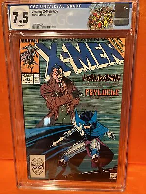 Buy Marvel Comics UNCANNY X-MEN # 256 CGC 7.5 ! Wolverine ! 1989 1st Modern PSYLOCKE • 30.75£