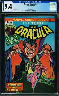 Buy Tomb Of Dracula #23 (CGC 9.4 White) Gil Kane Batman #227 Cover Swipe? Bronze Age • 267.84£