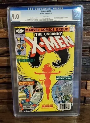 Buy The Uncanny X-MEN #125 CGC 9.0 1st Full Appearance Of Mutant X White Pages • 94.87£