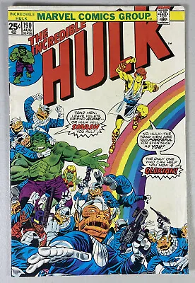 Buy The Incredible Hulk # 190 Marvel Comics 1st Glorian Mid Grade • 12.04£