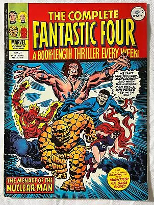 Buy The Complete Fantastic Four Issue #21 Marvel Comics Group 1978 Good Condition • 4.99£
