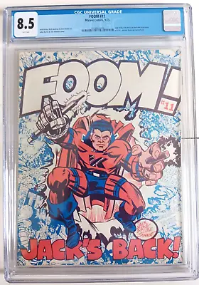 Buy FOOM #11 CGC 8.5 JACK KIRBY Issue BYRNE 1975 Pre-Marvel Preview #4 STAR-LORD! • 79.94£