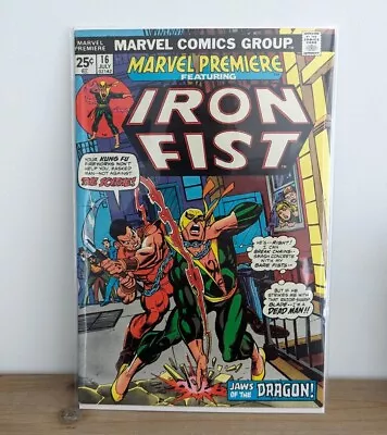 Buy Marvel Premiere #16 (1972) Key 2nd App Of Iron Fist + 1st Larry Hama Marvel Art • 52.28£
