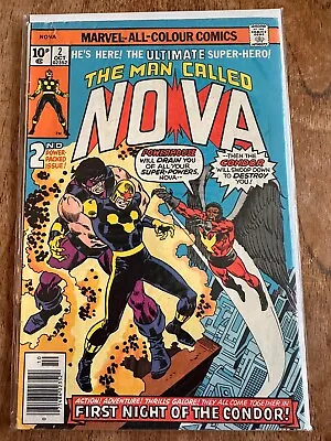 Buy Nova #2 - Vol 1 (1976) - Marvel - UK Pence Price Edition - Approx Mid Grade • 3£