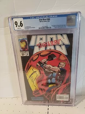 Buy Iron Man #304 CGC Graded 9.6 White Pages WP 1994 1st Hulkbuster Armor • 88.47£
