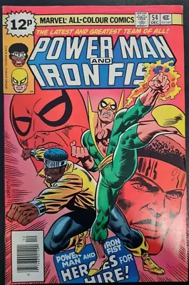 Buy Luke Cage Power Man #54 1st Heroes For Hire 1978 Pence Variant • 8.95£