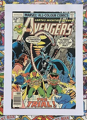 Buy Avengers #160 - Jun 1977 - Grim Reaper Appearance! - Vfn- (7.5) Pence Copy! • 8.24£